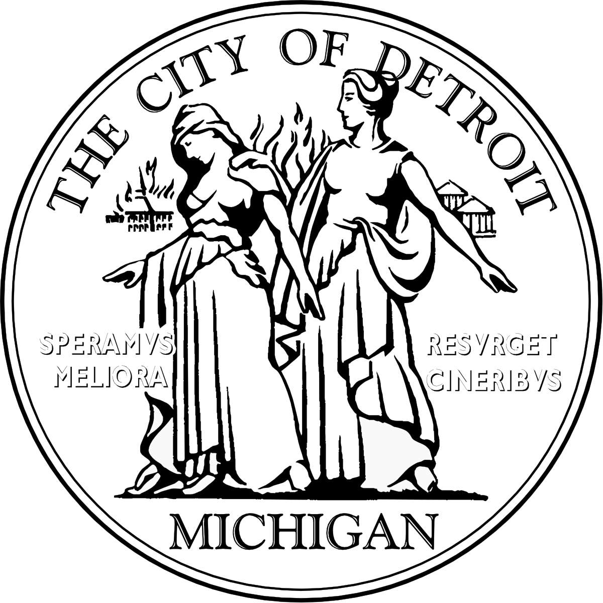 Seal_of_Detroit_(B&W).svg